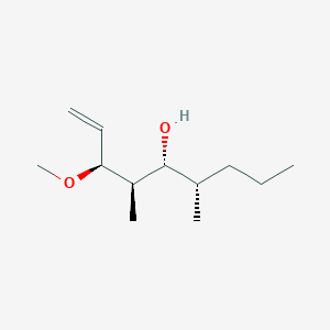 molecular formula C12H24O2 B15407790 (3S,4R,5R,6S)-3-methoxy-4,6-dimethylnon-1-en-5-ol CAS No. 918165-38-5