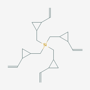 molecular formula C24H36Si B15407881 Silane, tetrakis[(2-ethenylcyclopropyl)methyl]- CAS No. 827341-69-5