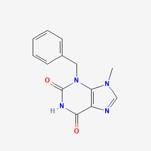molecular formula C13H12N4O2 B15407954 3-Benzyl-9-methylpurine-2,6-dione CAS No. 823221-49-4