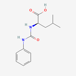 molecular formula C13H18N2O3 B15408075 N-(Phenylcarbamoyl)-D-leucine CAS No. 827612-18-0