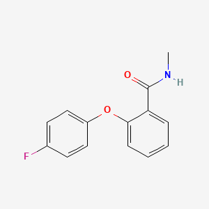 molecular formula C14H12FNO2 B15408161 Benzamide, 2-(4-fluorophenoxy)-N-methyl- CAS No. 833482-51-2