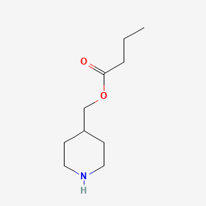 molecular formula C10H19NO2 B15408237 (Piperidin-4-yl)methyl butanoate CAS No. 831169-56-3