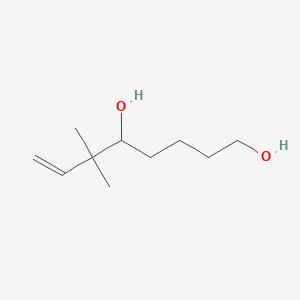 molecular formula C10H20O2 B15408412 6,6-Dimethyloct-7-ene-1,5-diol CAS No. 532394-45-9