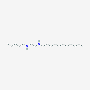 molecular formula C18H40N2 B15408422 N~1~-Pentyl-N~2~-undecylethane-1,2-diamine CAS No. 627523-63-1