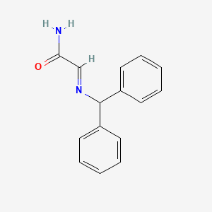 molecular formula C15H14N2O B15408724 Acetamide, 2-[(diphenylmethyl)imino]- CAS No. 752233-56-0