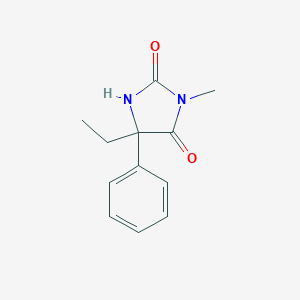 molecular formula C₁₂H₁₄N₂O₂ B154092 Mephenytoin CAS No. 50-12-4