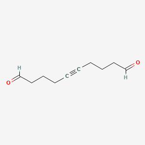 molecular formula C10H14O2 B15409218 5-Decynedial CAS No. 832688-83-2
