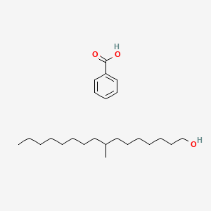 molecular formula C24H42O3 B15409420 Benzoic acid;8-methylhexadecan-1-ol CAS No. 825648-94-0