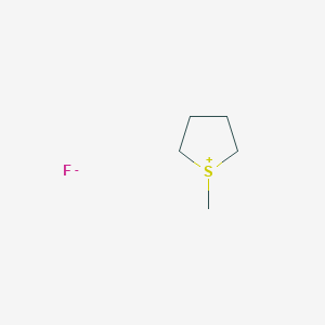 molecular formula C5H11FS B15409513 1-Methylthiolan-1-ium fluoride CAS No. 731811-70-4