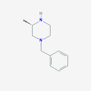 molecular formula C12H18N2 B154100 (S)-1-苄基-3-甲基哌嗪 CAS No. 132871-12-6