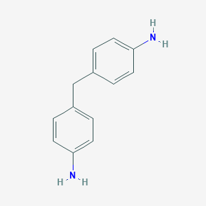 molecular formula C13H14N2<br>NH2C6H4CH2C6H4NH2<br>C13H14N2 B154101 4,4'-Methylenedianiline CAS No. 101-77-9