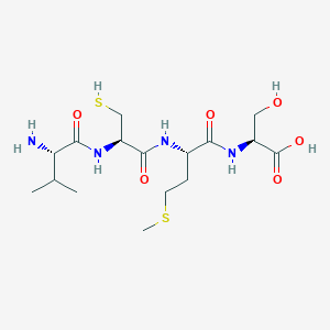 molecular formula C16H30N4O6S2 B15411026 L-Valyl-L-cysteinyl-L-methionyl-L-serine CAS No. 798540-67-7