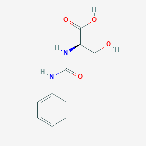 molecular formula C10H12N2O4 B15411036 N-(Phenylcarbamoyl)-D-serine CAS No. 827612-35-1