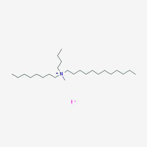 molecular formula C25H54IN B15411130 N-Butyl-N-methyl-N-octyldodecan-1-aminium iodide CAS No. 628724-43-6