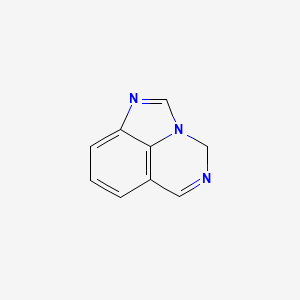 molecular formula C9H7N3 B15411172 4H-Imidazo[4,5,1-IJ]quinazoline CAS No. 459834-73-2