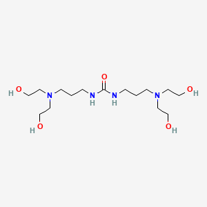 molecular formula C15H34N4O5 B15411326 N,N'-Bis{3-[bis(2-hydroxyethyl)amino]propyl}urea CAS No. 515851-10-2