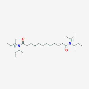 molecular formula C28H56N2O2 B15411343 N~1~,N~1~,N~12~,N~12~-Tetra(butan-2-yl)dodecanediamide CAS No. 820251-63-6