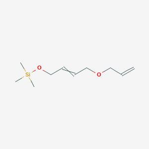 molecular formula C10H20O2Si B15411402 Trimethyl({4-[(prop-2-en-1-yl)oxy]but-2-en-1-yl}oxy)silane CAS No. 821017-91-8