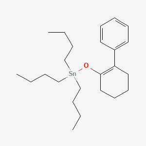 molecular formula C24H40OSn B15411407 Tributyl-(2-phenylcyclohexen-1-yl)oxystannane CAS No. 478065-45-1