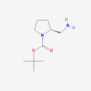 molecular formula C10H20N2O2 B154115 (R)-2-(Aminomethyl)-1-N-Boc-pyrrolidine CAS No. 259537-92-3