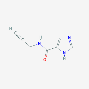 molecular formula C7H7N3O B15411571 N-(Prop-2-ynyl)-1H-imidazole-4-carboxamide CAS No. 548777-17-9