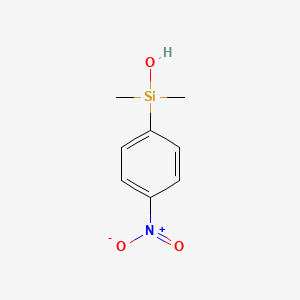 molecular formula C8H11NO3Si B15411788 Dimethyl(4-nitrophenyl)silanol CAS No. 219561-95-2
