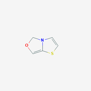 molecular formula C5H5NOS B15411843 5H-[1,3]Thiazolo[3,2-c][1,3]oxazole CAS No. 253610-31-0
