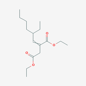 molecular formula C16H28O4 B15412163 Diethyl 2-(2-ethylhexylidene)butanedioate CAS No. 477978-67-9
