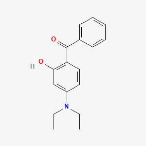 molecular formula C17H19NO2 B15412235 Methanone, [4-(diethylamino)-2-hydroxyphenyl]phenyl- CAS No. 302776-72-3