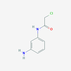 molecular formula C8H9ClN2O B15412330 N-(3-Aminophenyl)-2-chloroacetamide CAS No. 401484-39-7