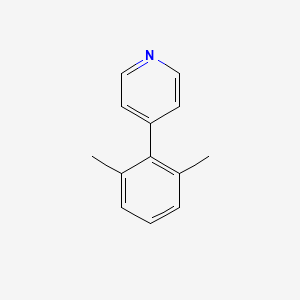molecular formula C13H13N B15412384 4-(2,6-Dimethylphenyl)pyridine CAS No. 205990-52-9