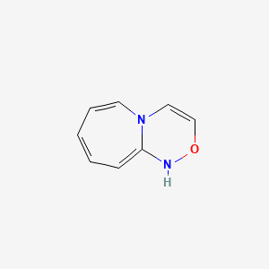 molecular formula C8H8N2O B15412522 1h-[1,2,4]Oxadiazino[4,3-a]azepine CAS No. 252962-96-2