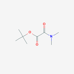 molecular formula C8H15NO3 B15412613 Acetic acid, (dimethylamino)oxo-, 1,1-dimethylethyl ester CAS No. 211675-46-6