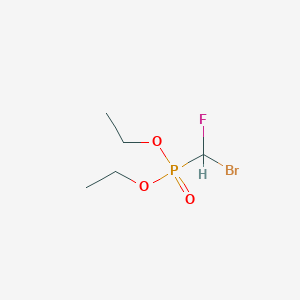 molecular formula C5H11BrFO3P B15412681 Diethyl [bromo(fluoro)methyl]phosphonate CAS No. 206754-21-4