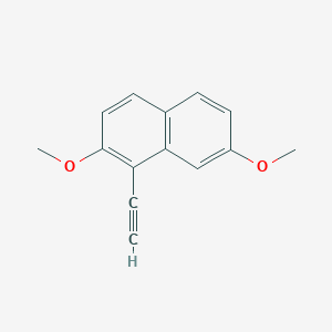 molecular formula C14H12O2 B154127 1-Ethynyl-2,7-dimethoxynaphthalene CAS No. 130817-79-7