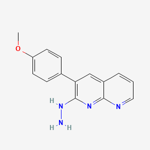 molecular formula C15H14N4O B15412734 Agn-PC-0ndgqw CAS No. 395057-56-4