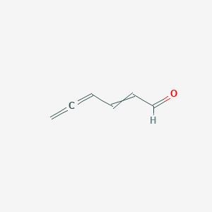 molecular formula C6H6O B15412900 Hexa-2,4,5-trienal CAS No. 335195-59-0