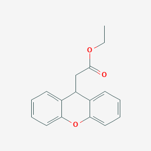 molecular formula C17H16O3 B15413239 Ethyl (9H-xanthen-9-yl)acetate CAS No. 218281-09-5