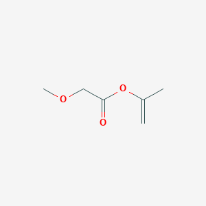 molecular formula C6H10O3 B15413252 Acetic acid, methoxy-, 1-methylethenyl ester CAS No. 185021-20-9