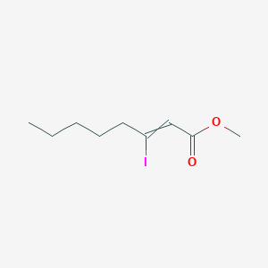 molecular formula C9H15IO2 B15413364 Methyl 3-iodooct-2-enoate CAS No. 211615-48-4
