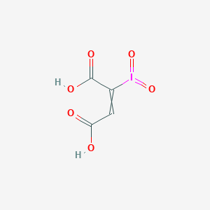 molecular formula C4H3IO6 B15413385 2-Iodylbut-2-enedioic acid CAS No. 185116-76-1