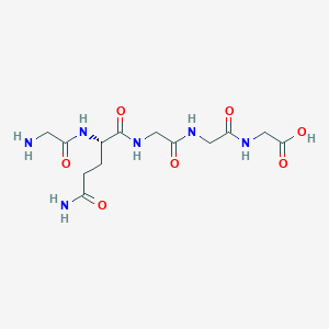 molecular formula C13H22N6O7 B15413415 Glycyl-L-glutaminylglycylglycylglycine CAS No. 511246-48-3