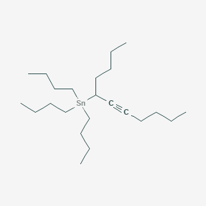 molecular formula C23H46Sn B15413423 Tributyl(undec-6-YN-5-YL)stannane CAS No. 210980-23-7