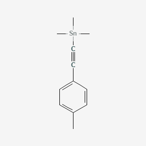 molecular formula C12H16Sn B15413490 Trimethyl[(4-methylphenyl)ethynyl]stannane CAS No. 231299-73-3