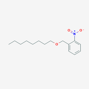 molecular formula C15H23NO3 B15413636 1-Nitro-2-[(octyloxy)methyl]benzene CAS No. 488128-39-8