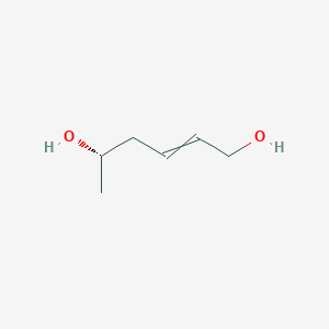molecular formula C6H12O2 B15413670 (5S)-Hex-2-ene-1,5-diol CAS No. 397250-25-8