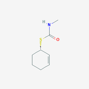 molecular formula C8H13NOS B15413886 S-[(1S)-cyclohex-2-en-1-yl] N-methylcarbamothioate CAS No. 247182-85-0