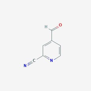 molecular formula C7H4N2O B154140 4-Formylpyridine-2-carbonitrile CAS No. 131747-70-1