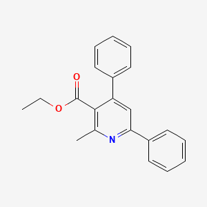 molecular formula C21H19NO2 B15414073 Ethyl 2-methyl-4,6-diphenylpyridine-3-carboxylate CAS No. 315180-57-5