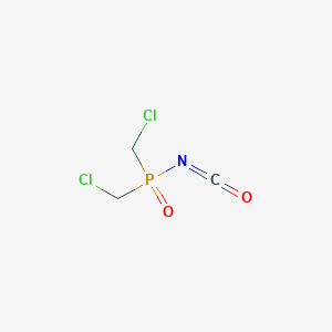 molecular formula C3H4Cl2NO2P B15414125 Phosphinic isocyanate, bis(chloromethyl)- CAS No. 178437-41-7